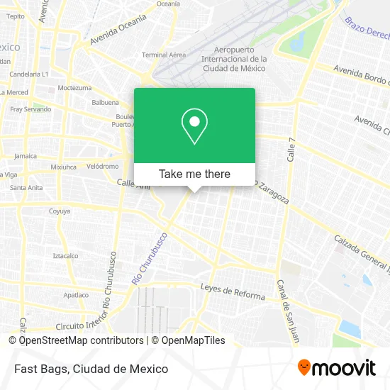 Fast Bags map
