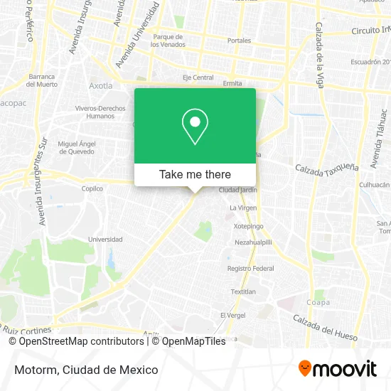 Motorm map
