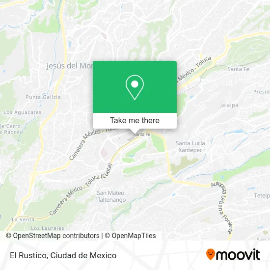El Rustico map