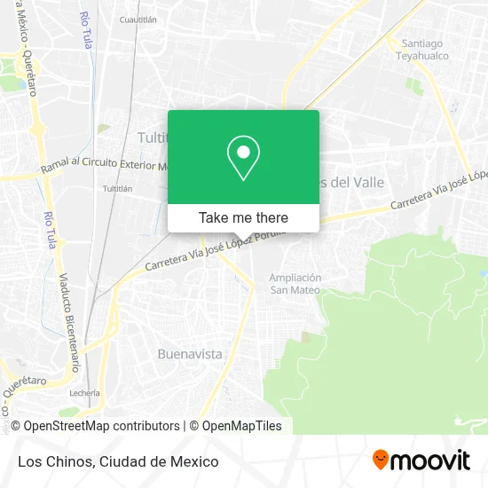Los Chinos map