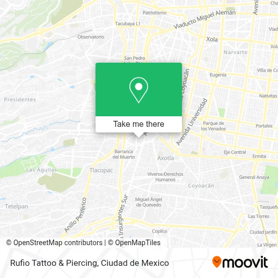 Rufio Tattoo & Piercing map