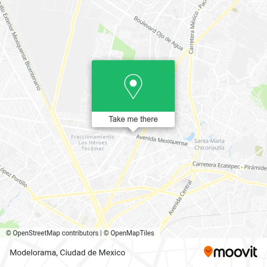 Modelorama map