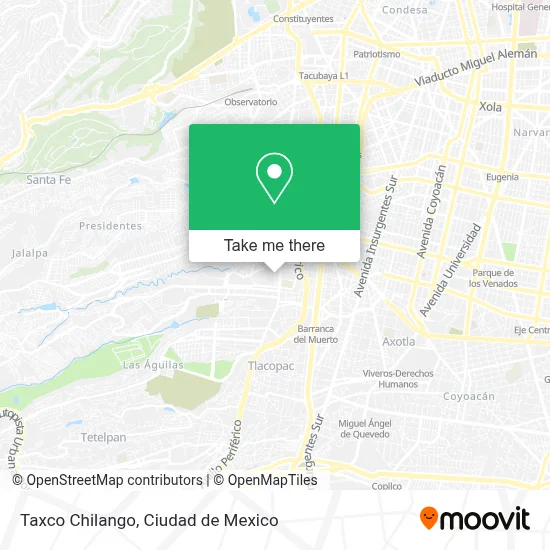Taxco Chilango map