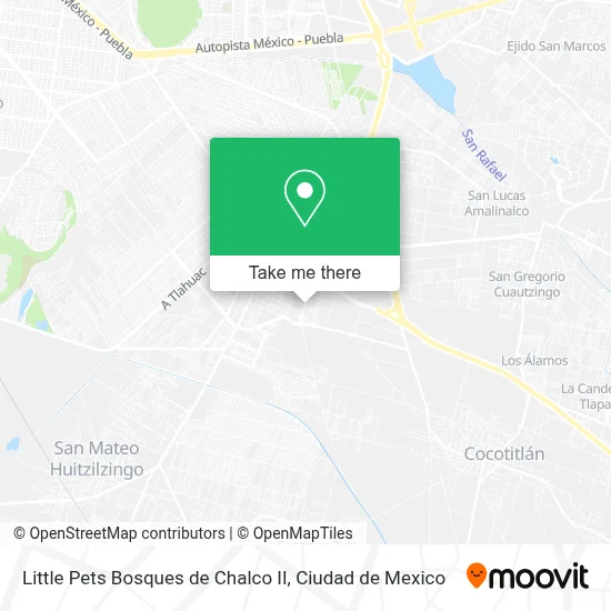 Little Pets Bosques de Chalco II map