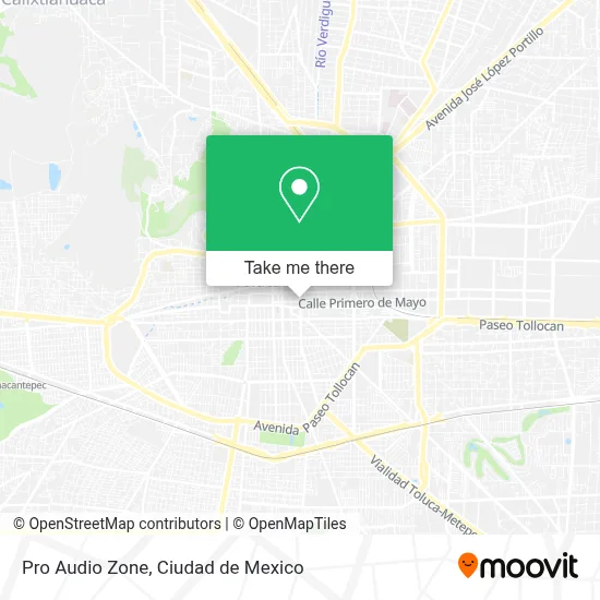 Pro Audio Zone map