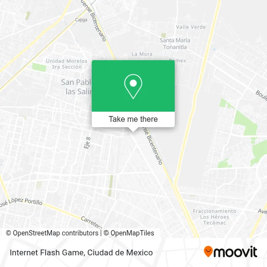 Internet Flash Game map