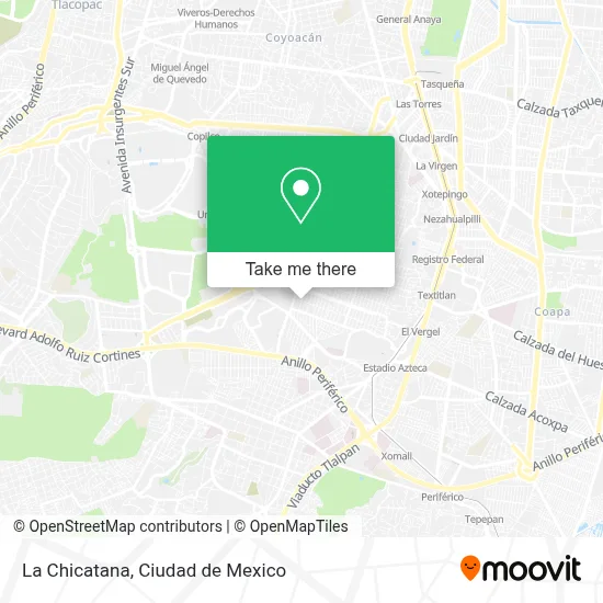 La Chicatana map