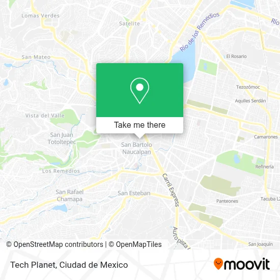 Tech Planet map