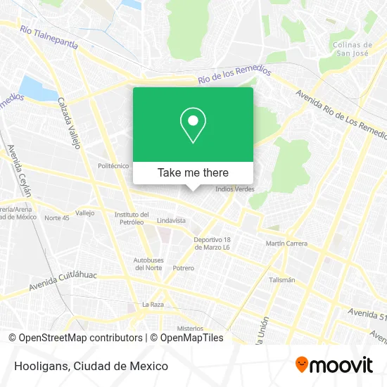 Hooligans map