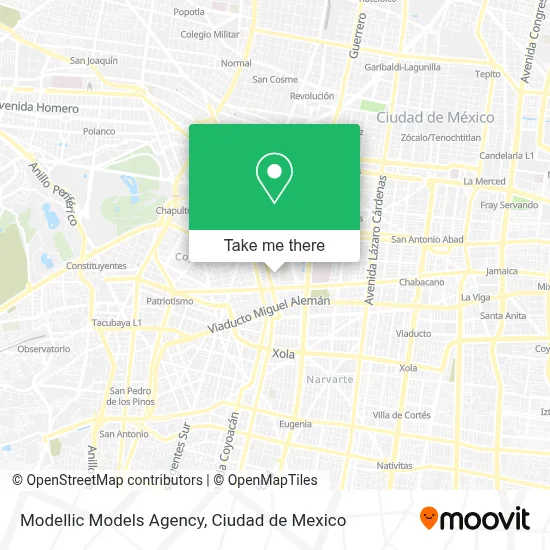 Modellic Models Agency map