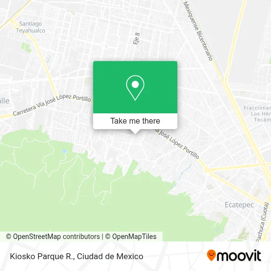 Kiosko Parque R. map