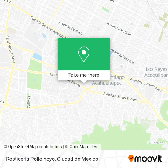 Rosticeria Pollo Yoyo map