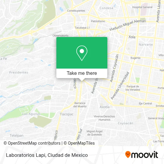 Laboratorios Lapi map