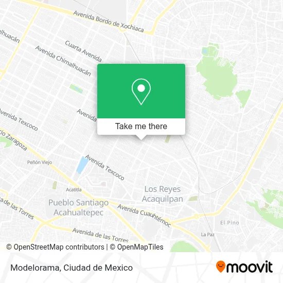 Modelorama map