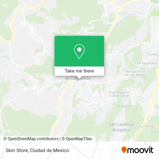 Skin Store map