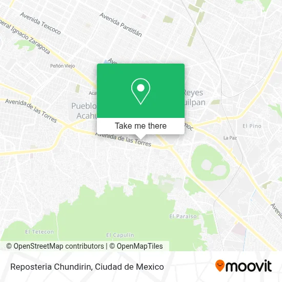 Reposteria Chundirin map