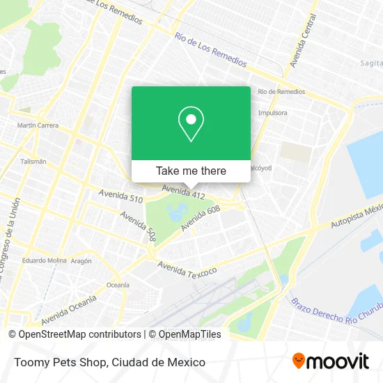 Toomy Pets Shop map