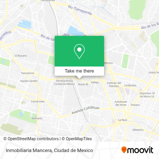 Inmobiliaria Mancera map