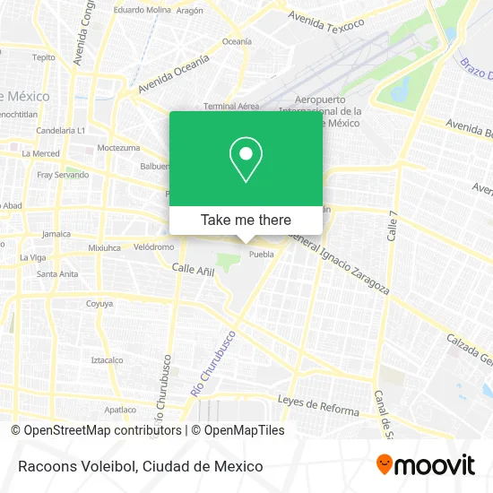 Racoons Voleibol map