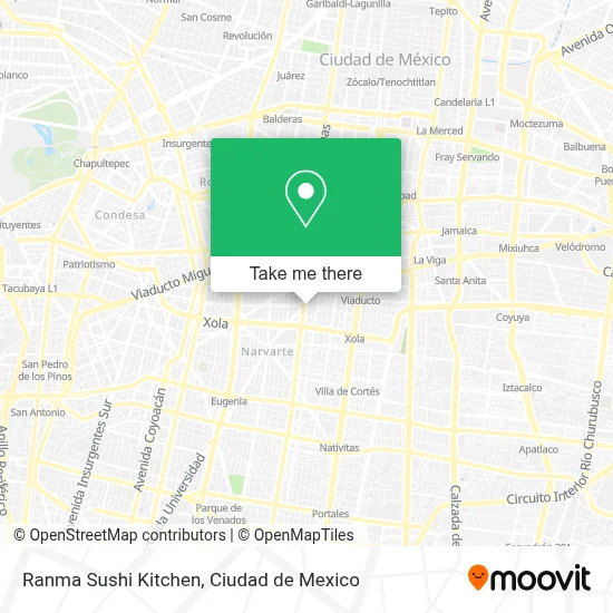 Ranma Sushi Kitchen map