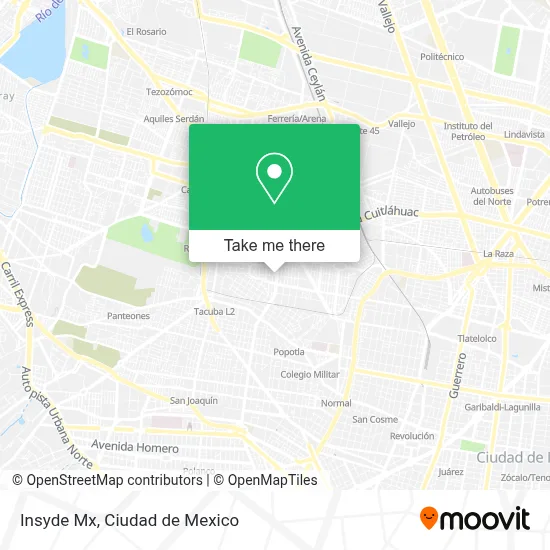 Insyde Mx map