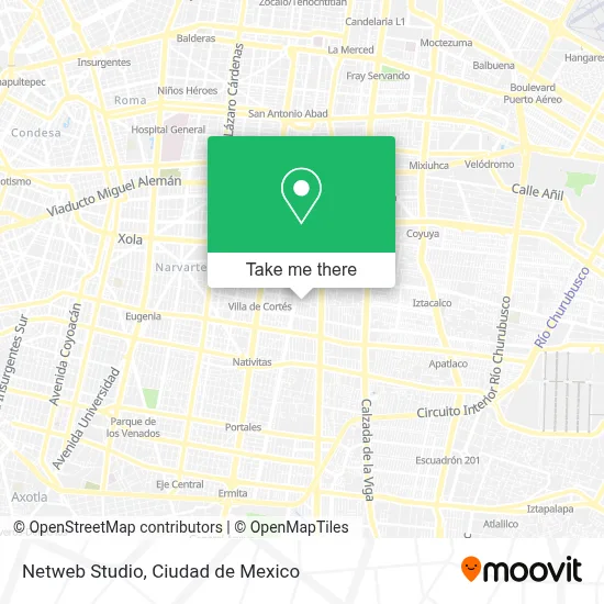Netweb Studio map