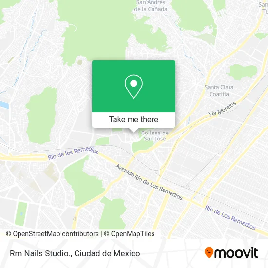 Rm Nails Studio. map