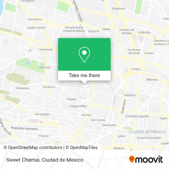 Sweet Chamai map