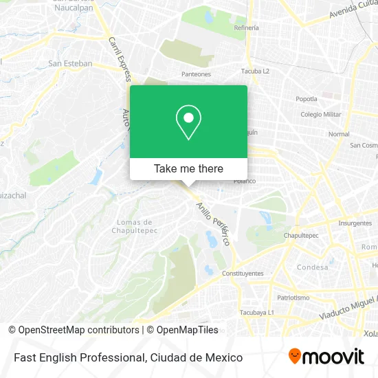 Fast English Professional map