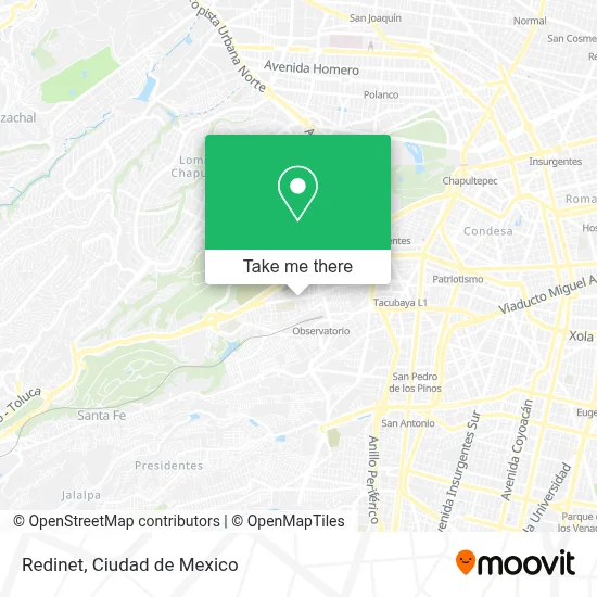 Redinet map