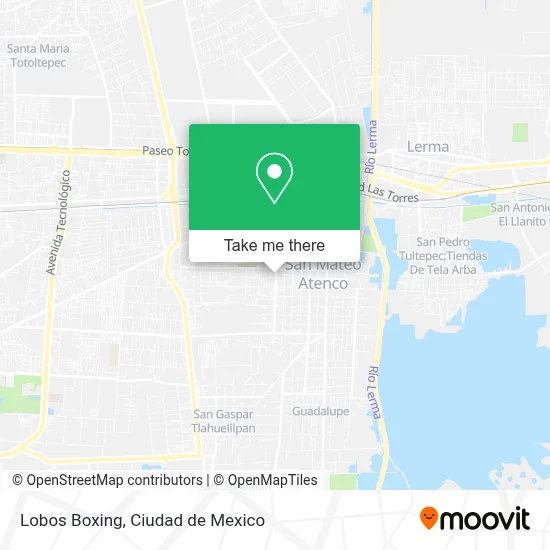 Lobos Boxing map