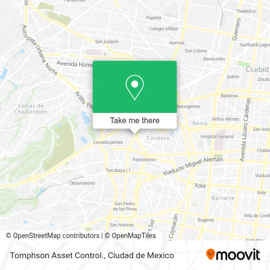 Tomphson Asset Control. map