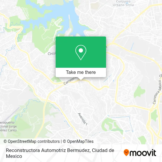 Reconstructora Automotriz Bermudez map
