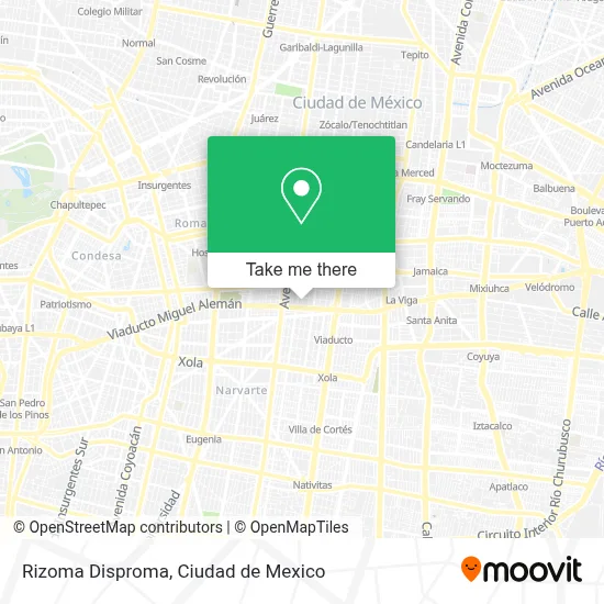 Rizoma Disproma map