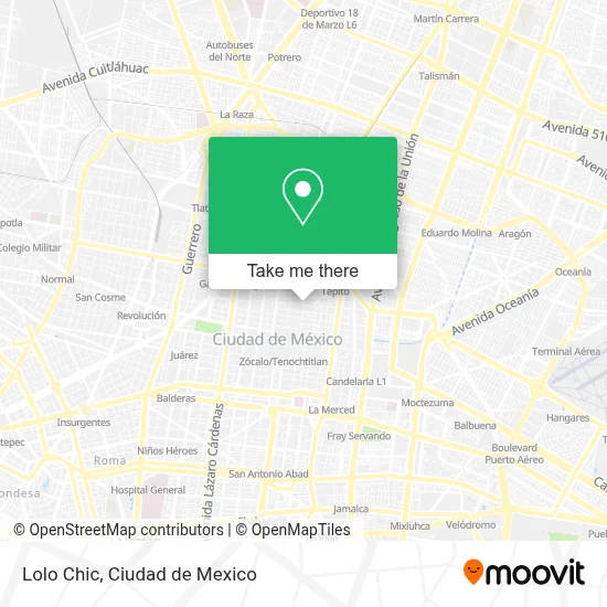 Lolo Chic map