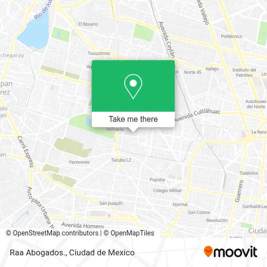 Raa Abogados. map