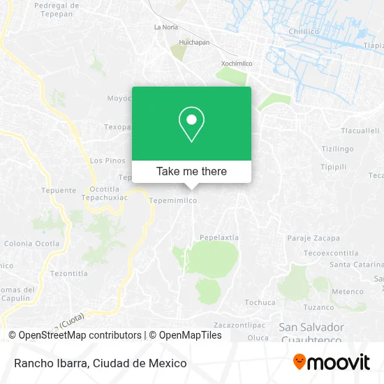 Rancho Ibarra map