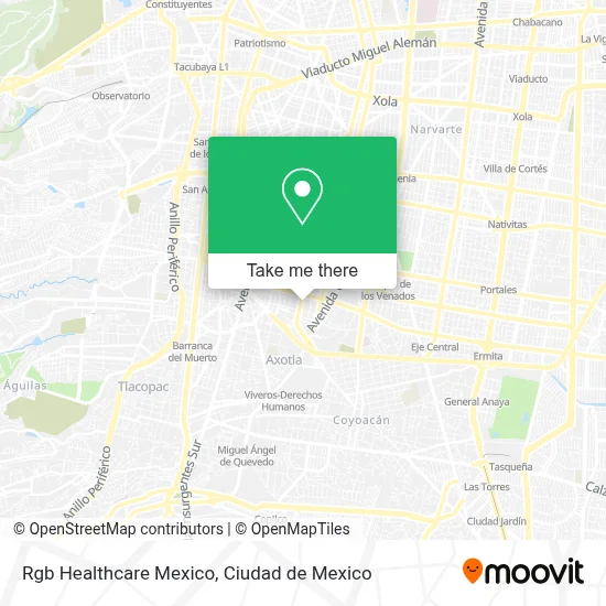 Rgb Healthcare Mexico map