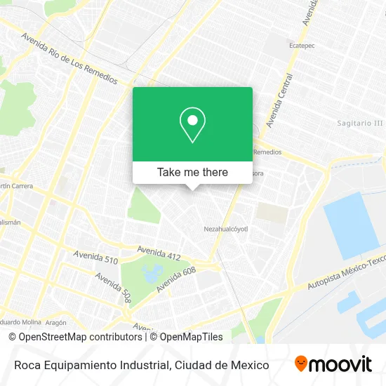 Roca Equipamiento Industrial map