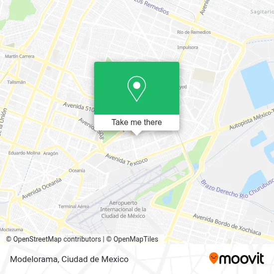 Modelorama map