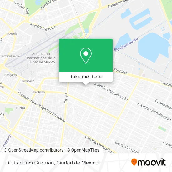 Radiadores Guzmán map