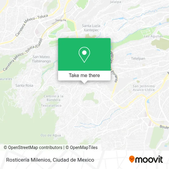 Rosticería Milenios map