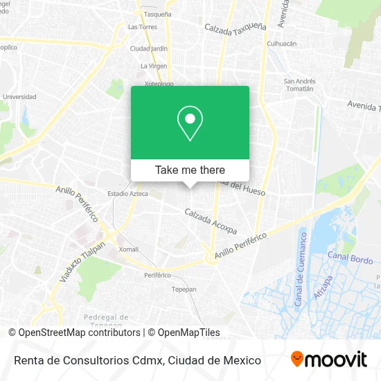 Renta de Consultorios Cdmx map