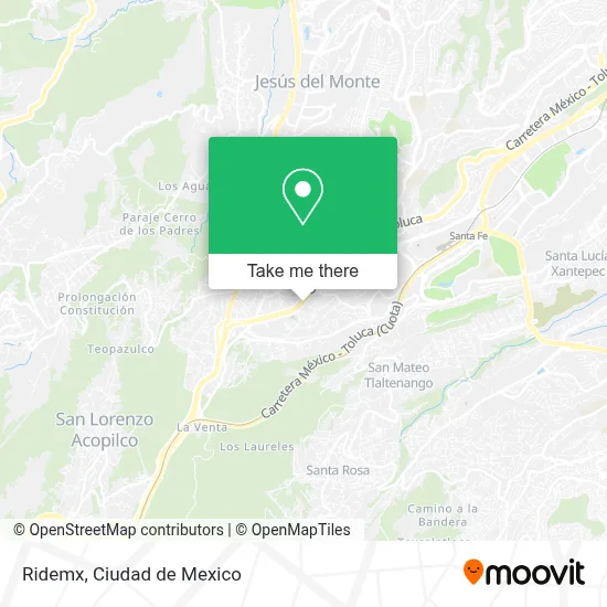 Ridemx map