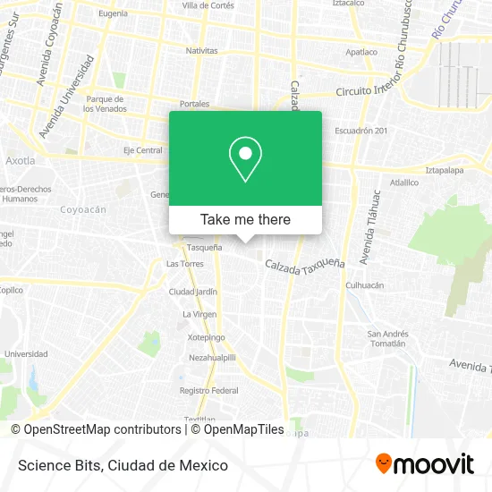 Science Bits map