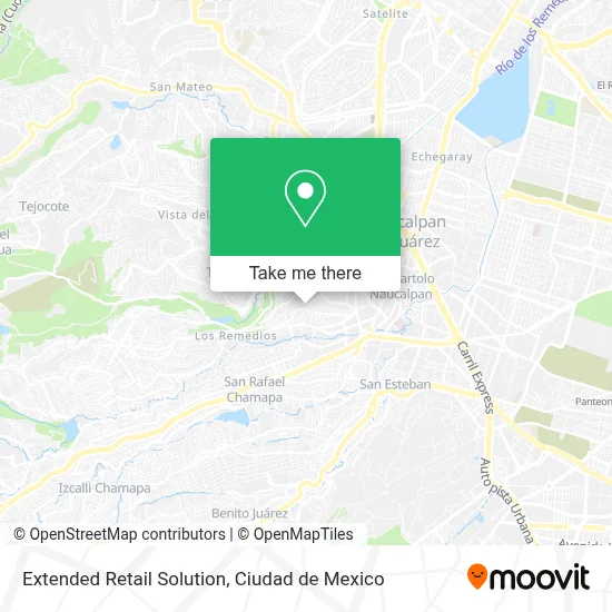 Extended Retail Solution map