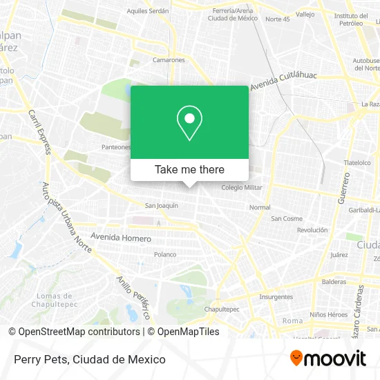 Perry Pets map