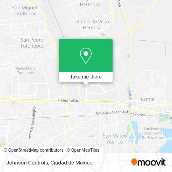 Johnson Controls map