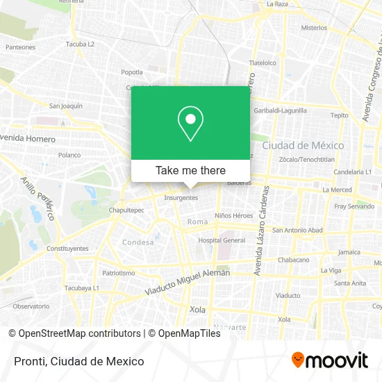 Pronti map