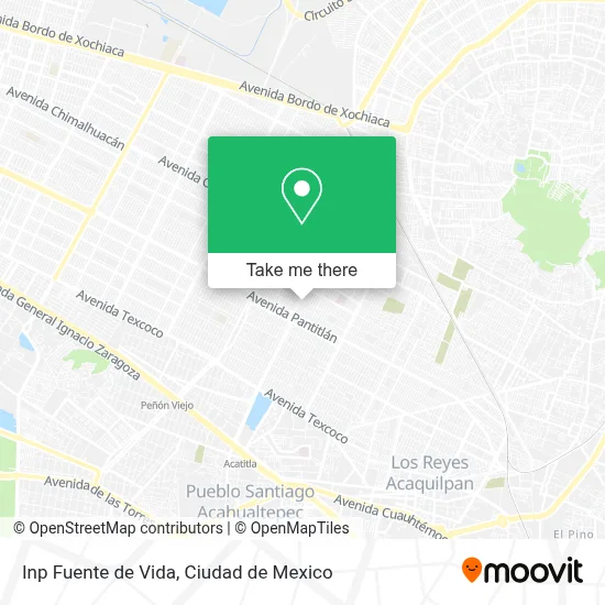 Inp Fuente de Vida map